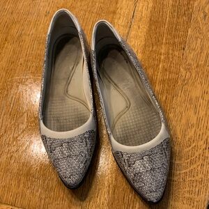 Cole Haan Gray and White Women's Flats
